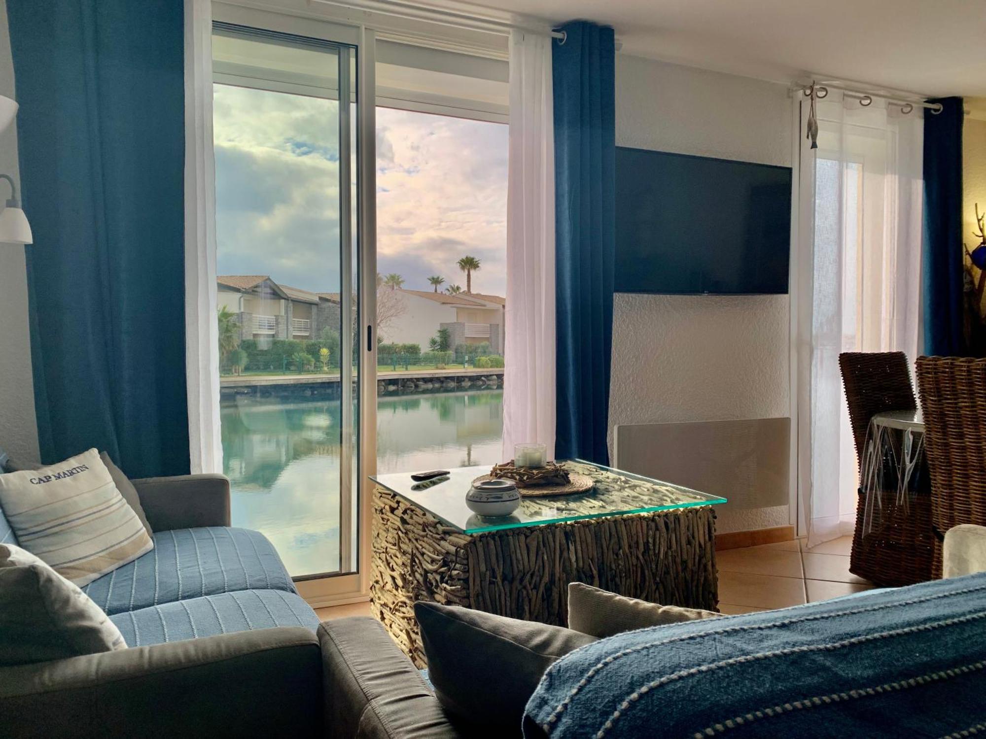 Appartement Vue Mer - Rdc - Parking Prive - Meuble Tourisme 4 Etoiles Agde Kültér fotó